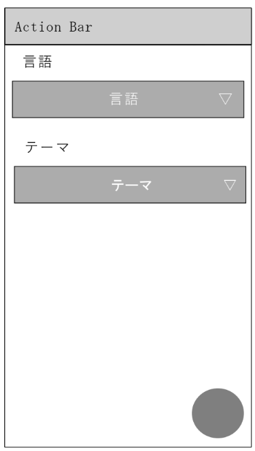 設定画面の概要